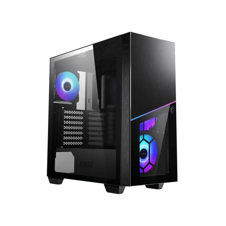 MSI MPG SEKIRA 100R GAMING PC CASE (ATX M/B Support | ARGB FAN | Tempered Glass | 340mm GPU Length | USB Gen2 Type-C Port | Magnetic Dust Filter)