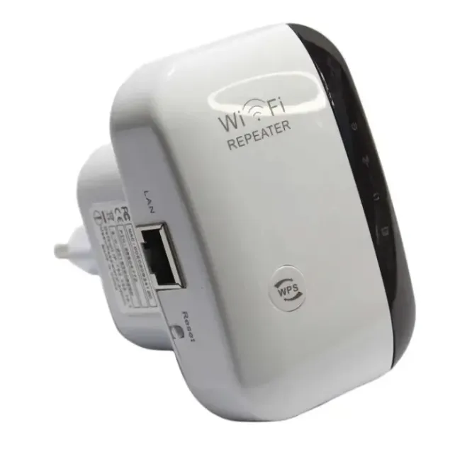 300Mbps Wireless WiFi Repeater | Long-Range Signal Booster & 2.4GHz Router | Network Extender with AP Mode, Wide Coverage & Easy Setup