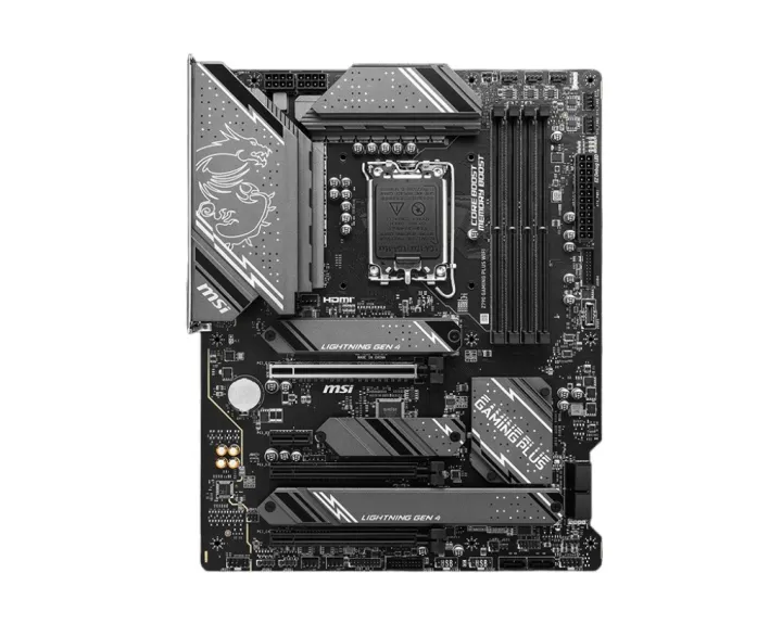 MSI MPG Z790 Gaming Plus Wi-Fi DDR5 Motherboard (ATX | Support 12th, 13th & 14th Gen Intel Processor | 4x RAM | Gen4 M.2 | Wi-Fi 6E | USB-C)
