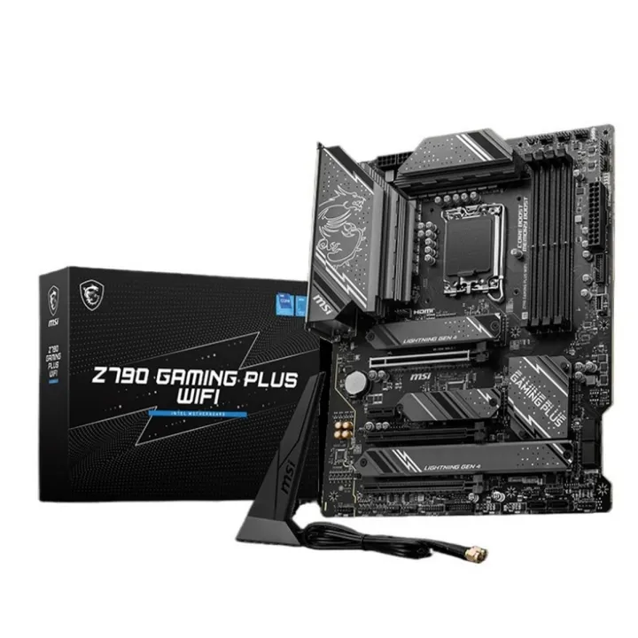 MSI MPG Z790 Gaming Plus Wi-Fi DDR5 Motherboard (ATX | Support 12th, 13th & 14th Gen Intel Processor | 4x RAM | Gen4 M.2 | Wi-Fi 6E | USB-C)