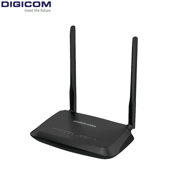 Digicom DG-M352T  300Mbps DSL Wireless-N Router | 2.4G Frequency |  Black